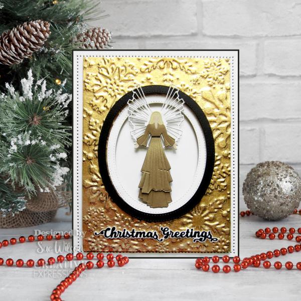 Creative Expressions - Craft Dies -  Festive Christmas Angel 2022 - Stanze