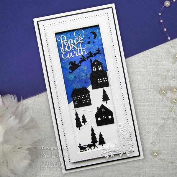 Creative Expressions - Craft Dies -  Festive Mini Expressions Dashing Through The Snow  - Stanze