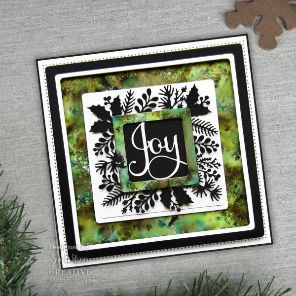 Creative Expressions - Craft Dies -  Festive Joyful  - Stanze