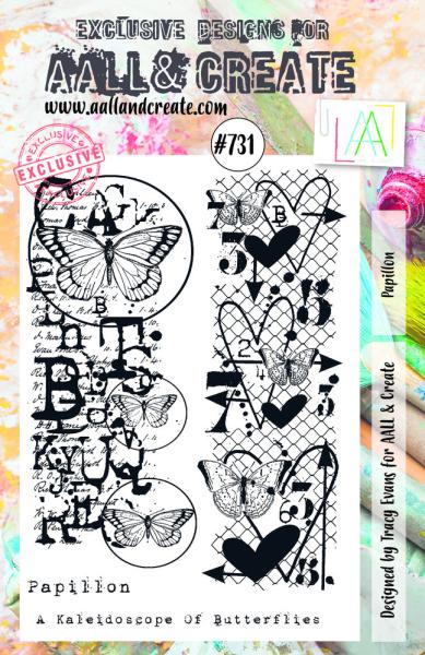 AALL and Create - Stamp -  Papillon  - Stempel A5