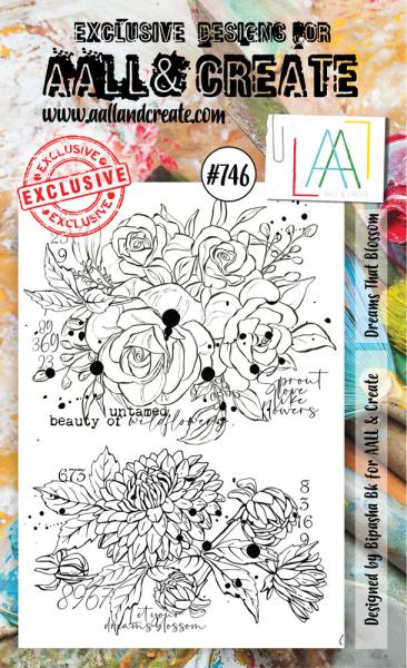 AALL and Create - Stamp -  Dreams That Blossom  - Stempel A6