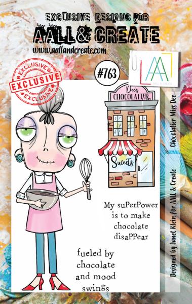 AALL and Create - Stamp -  Chocolatier Miss Dee  - Stempel A7