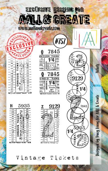 AALL and Create - Stamp -  Tickets  - Stempel A7