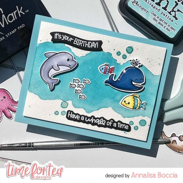 Time For Tea Clear Stamps Fintastic Friends