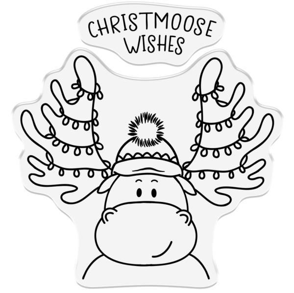 Crafters Companion - Christmoose  - Clear Stamps