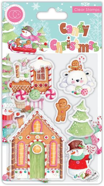 Craft Consortium - Clear Stamp -Candy Christmas - Stempel