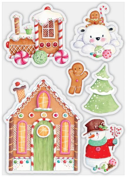 Craft Consortium - Clear Stamp -Candy Christmas - Stempel