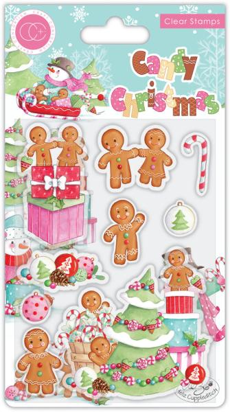 Craft Consortium - Clear Stamp -Candy Christmas Decorate - Stempel