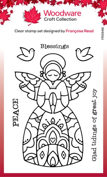 Woodware - Clear Stamps - Angel Blessings  - Stempel 