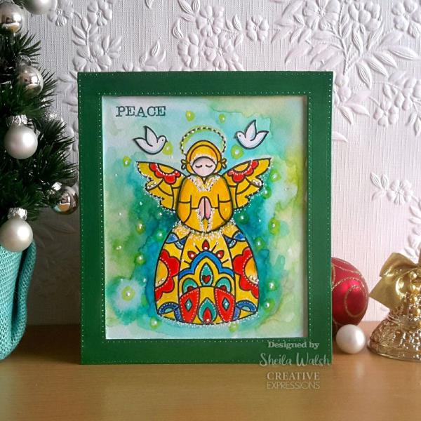 Woodware - Clear Stamps - Angel Blessings  - Stempel 