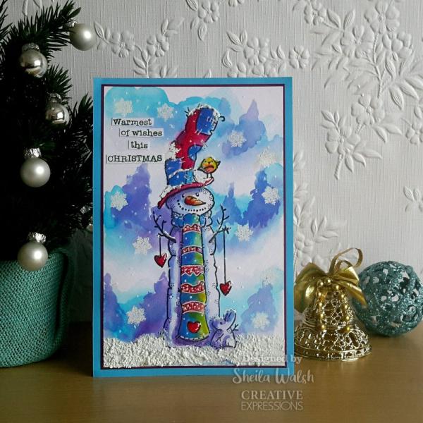 Woodware - Clear Stamps - Tall Snowman  - Stempel 