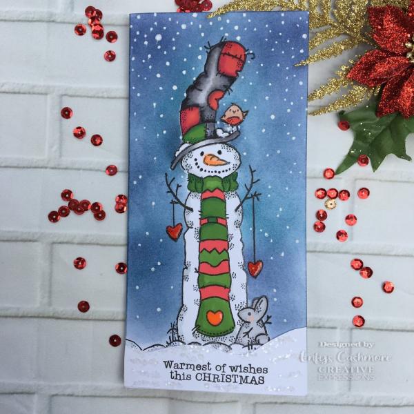 Woodware - Clear Stamps - Tall Snowman  - Stempel 