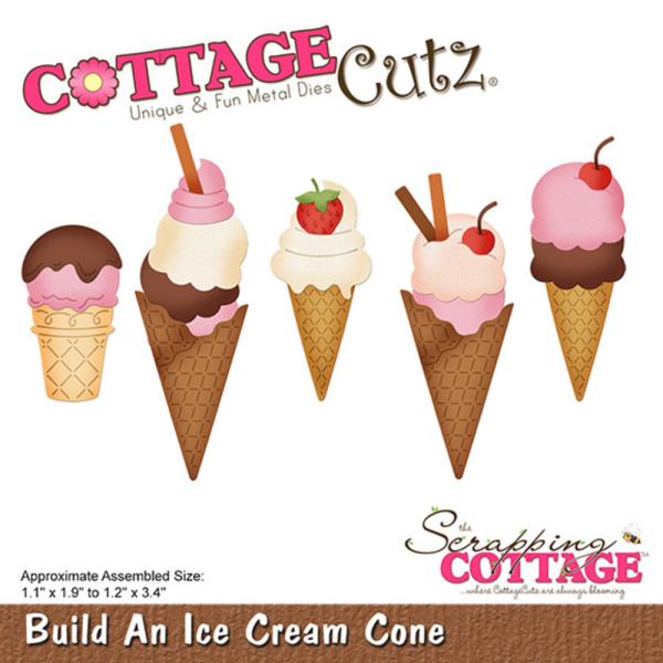 Scrapping Cottage Die - Build An Ice Cream Cone