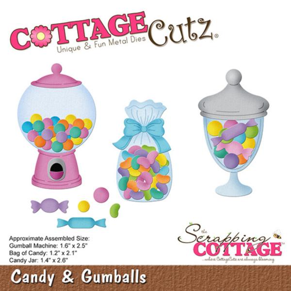 Scrapping Cottage Die - Candy & Gumballs