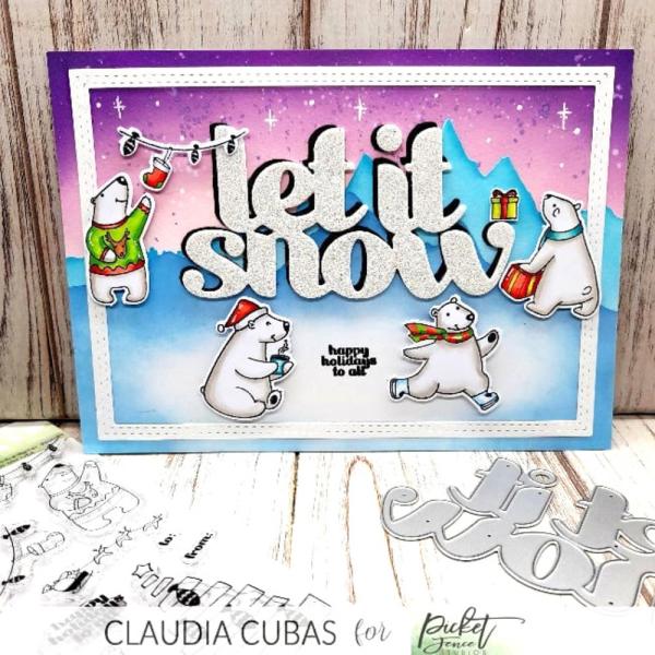 Picket Fence Studios - Dies - "Let it Snow " - Stanze (PFSD-302)