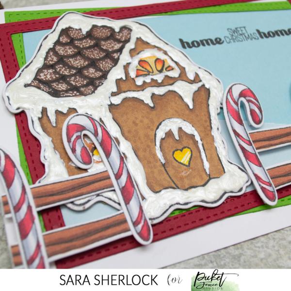 Picket Fence Studios - Dies - "Build me a Gingerbread House " - Stanze 