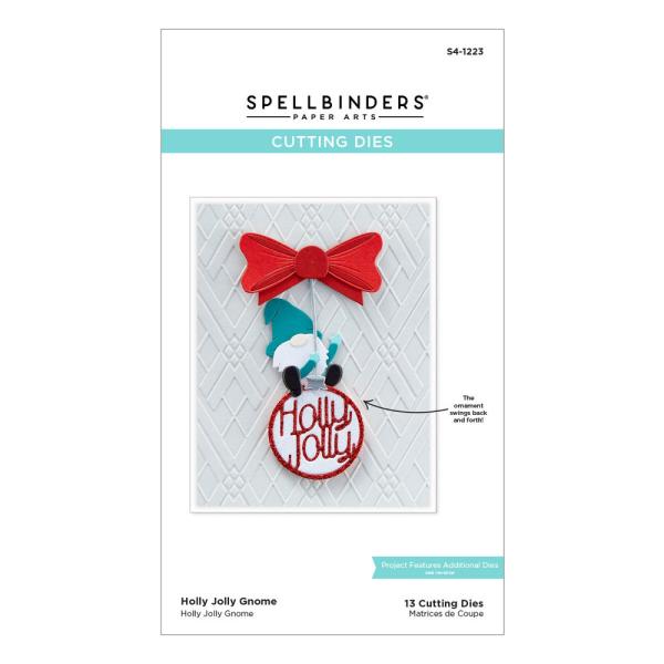 Spellbinders Dies "Holly Jolly Gnome " Stanzschablonen