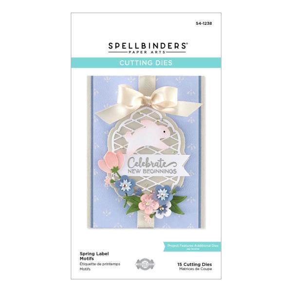 Spellbinders Dies "Spring Label Motifs" Stanzschablonen