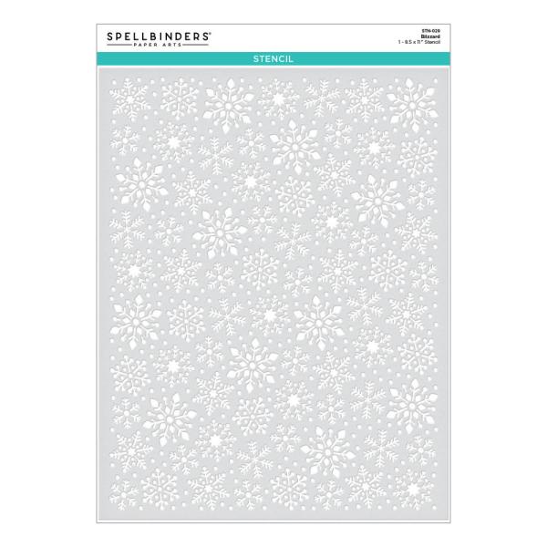 Spellbinders -Stencil - "Blizzard" - Schablone