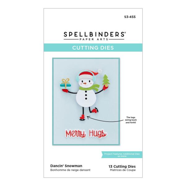 Spellbinders Dies "Dancin' Snowman" Stanzschablonen