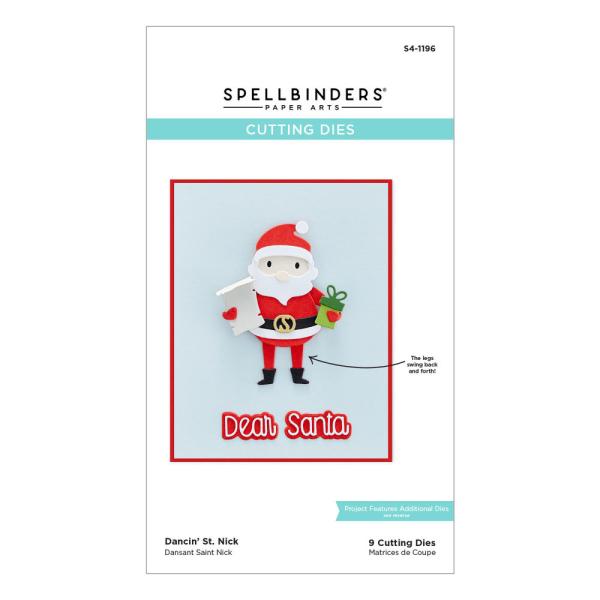 Spellbinders Dies "Dancin' St. Nick " Stanzschablonen