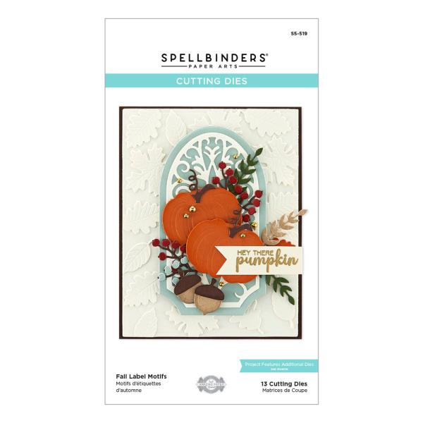 Spellbinders Dies "Fall Label Motifs " Stanzschablonen