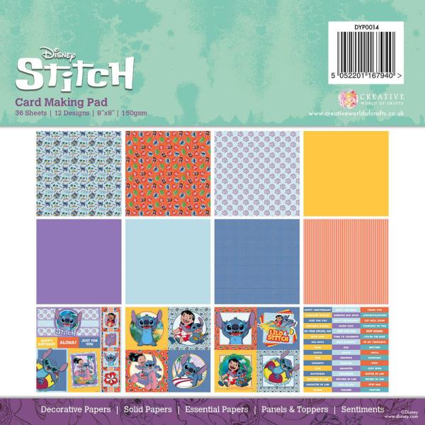 Creative Expressions - Card Making Kit 8x8 Inch - Lilo & Stitch 