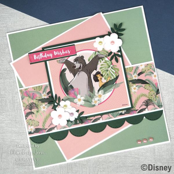 Creative Expressions - Card Making Kit 8x8 Inch - The Jungle Book  