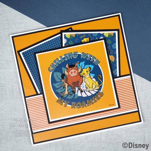 Creative Expressions - Card Making Kit 8x8 Inch - The Lion King 