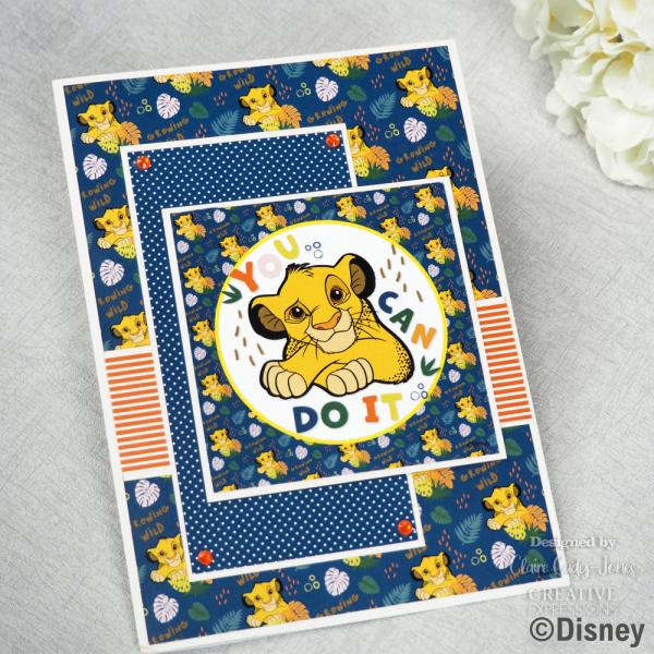 Creative Expressions - Card Making Kit 8x8 Inch - The Lion King 