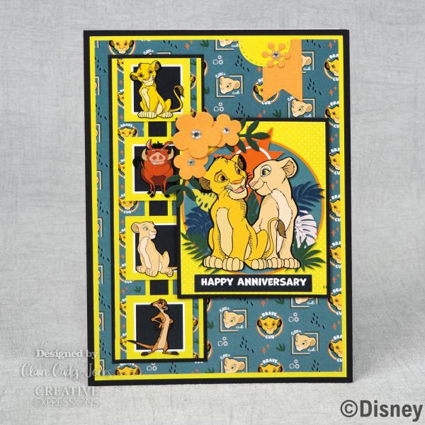 Creative Expressions - Card Making Kit 8x8 Inch - The Lion King 