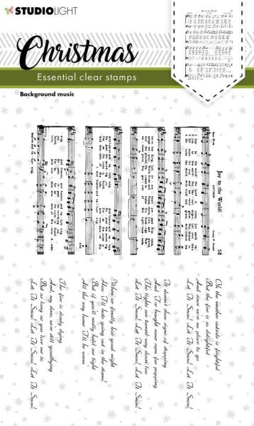 Studio Light - Clear Stamps " Background Music" - Stempel 