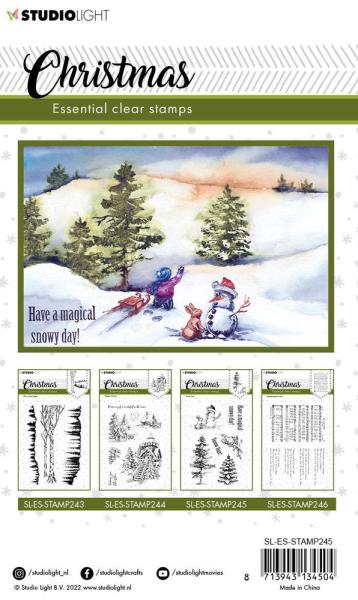 Studio Light - Clear Stamps "Snow Fun " - Stempel 