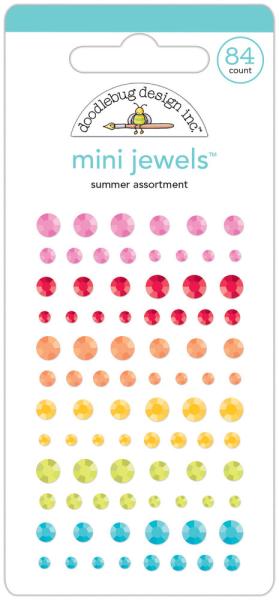 Doodlebug Design - Mini Jewels - "Summer Assortment" - Schmucksteine 