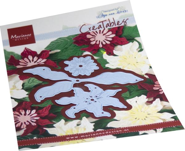 Marianne Design Creatables - Dies -  Poinsettia  - Präge - und Stanzschablone 