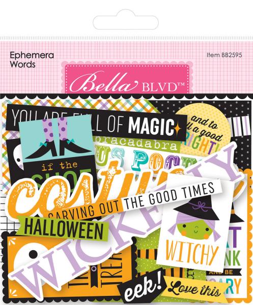 Bella BLVD Spell On You Ephemera Words  Die Cuts