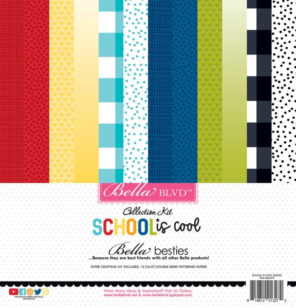 Bella BLVD School Is Cool Bella Besties Paper Pack 12 x 12 Inch 