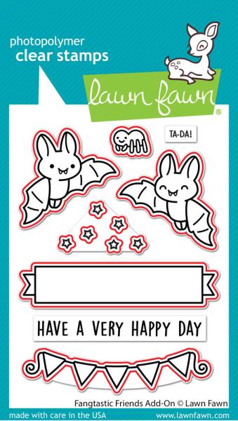 Lawn Fawn Craft Die - Fangtastic Friends Add-on Add-on Die