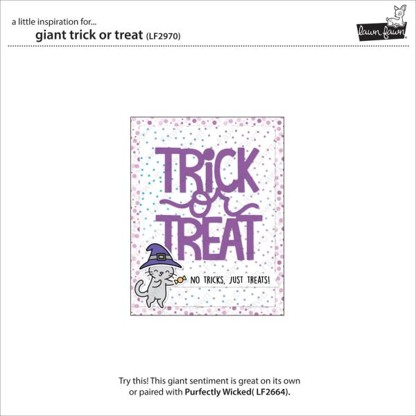 Lawn Fawn Craft Dies - "Giant Trick Or Treat" - Stanzen