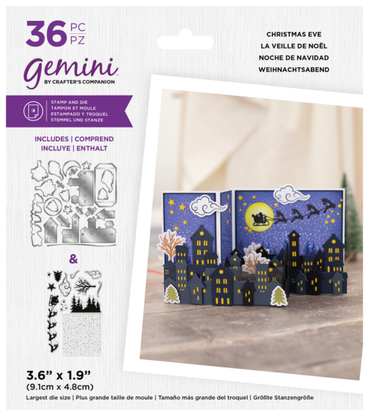 Gemini - Stamp & Dies -  Christmas Eve - Stempel & Stanze 