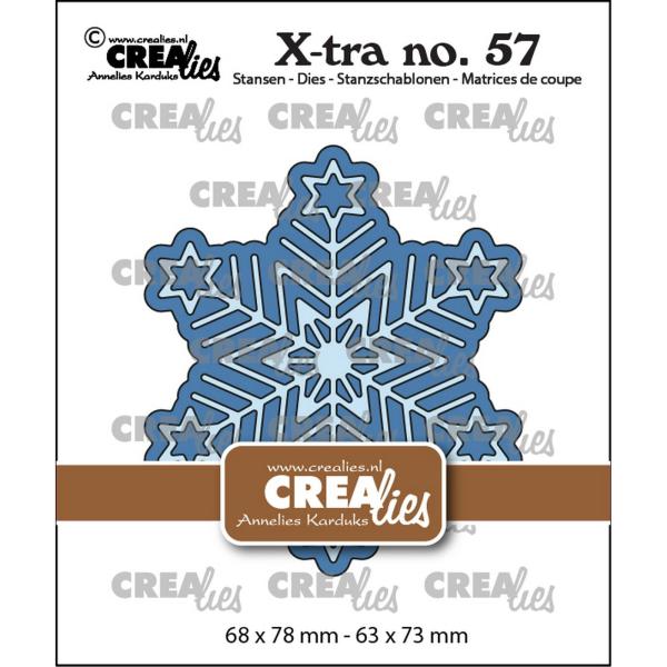 Crealies - Craft Die - Xtra Geometric Snowflake Small - Stanzschablone 