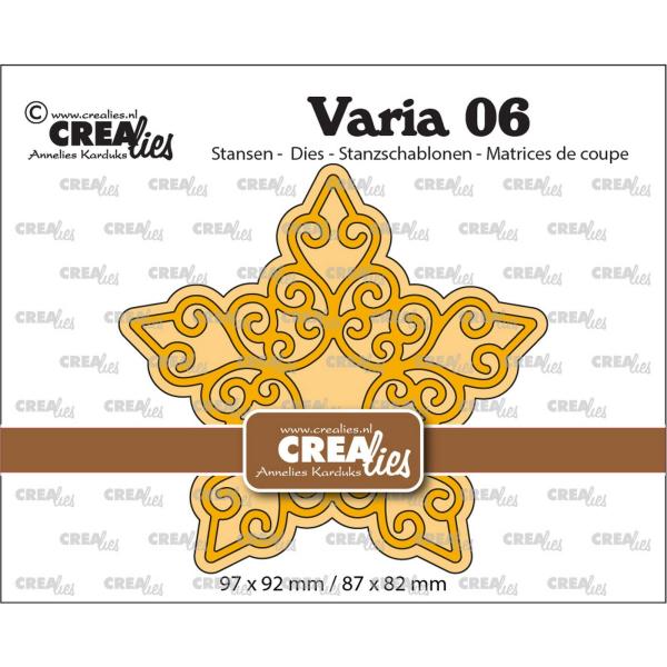 Crealies - Craft Die - Varia Curly Star - Stanzschablone 