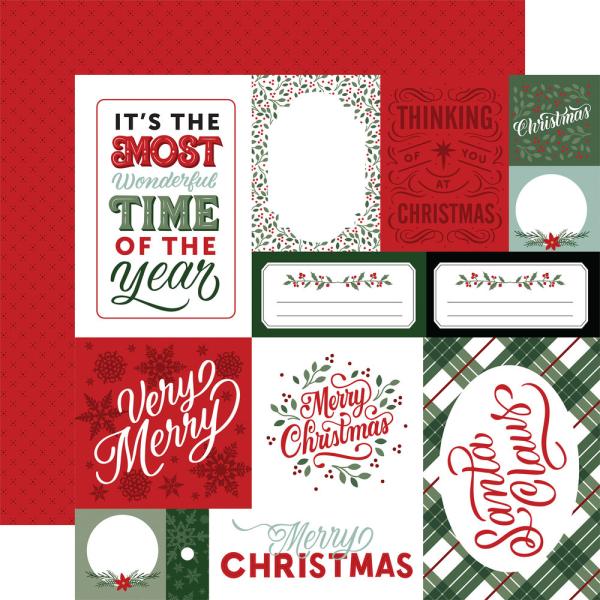 Echo Park - Paper Pad 6x6" - "Christmas Salutations No. 2" - Paper Pack