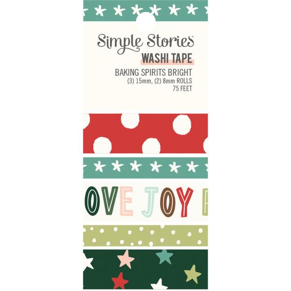 Simple Stories  " Baking Spirits Bright "  Washi Tape