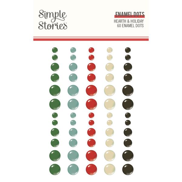 Simple Stories  Hearth & Holiday Enamel Dots