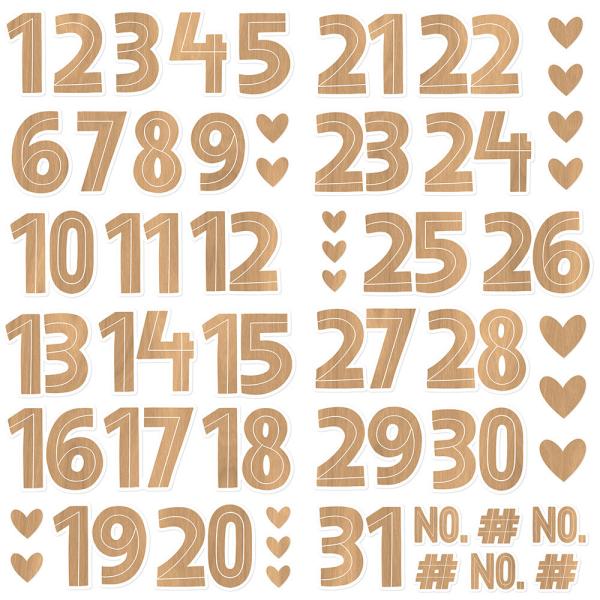 Simple Stories -  Hearth & Holiday Foam Numbers  - Foam Stickers 