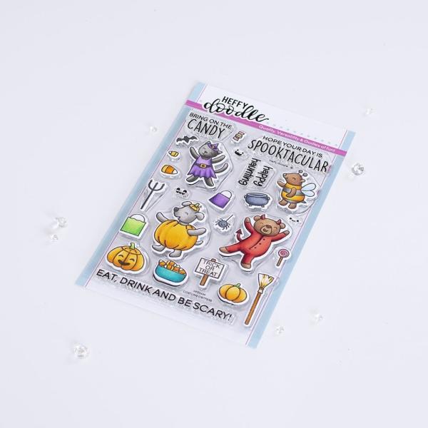 Heffy Doodle - Costume Critters  - Clear Stamps - Stempel 