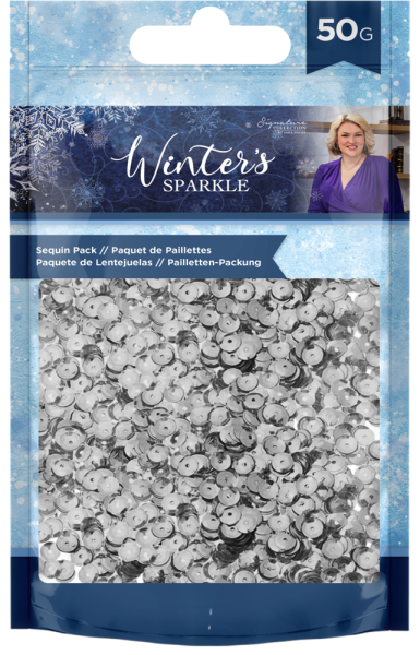 Crafters Companion - Sequin Pack -  Winter's Sparkle - Pailetten