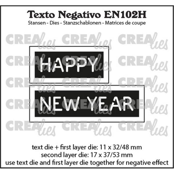 Crealies - Craft Die - Happy New Year  - Stanzschablone 