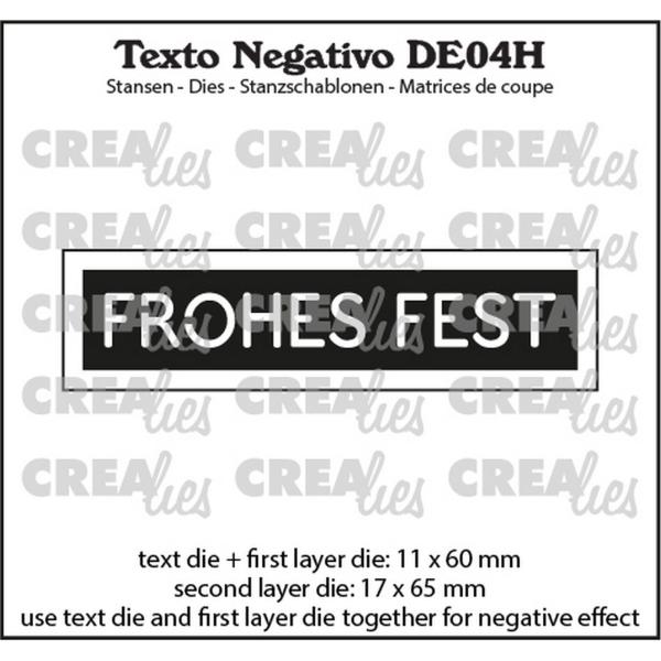 Crealies - Craft Die - Frohes Fest  - Stanzschablone